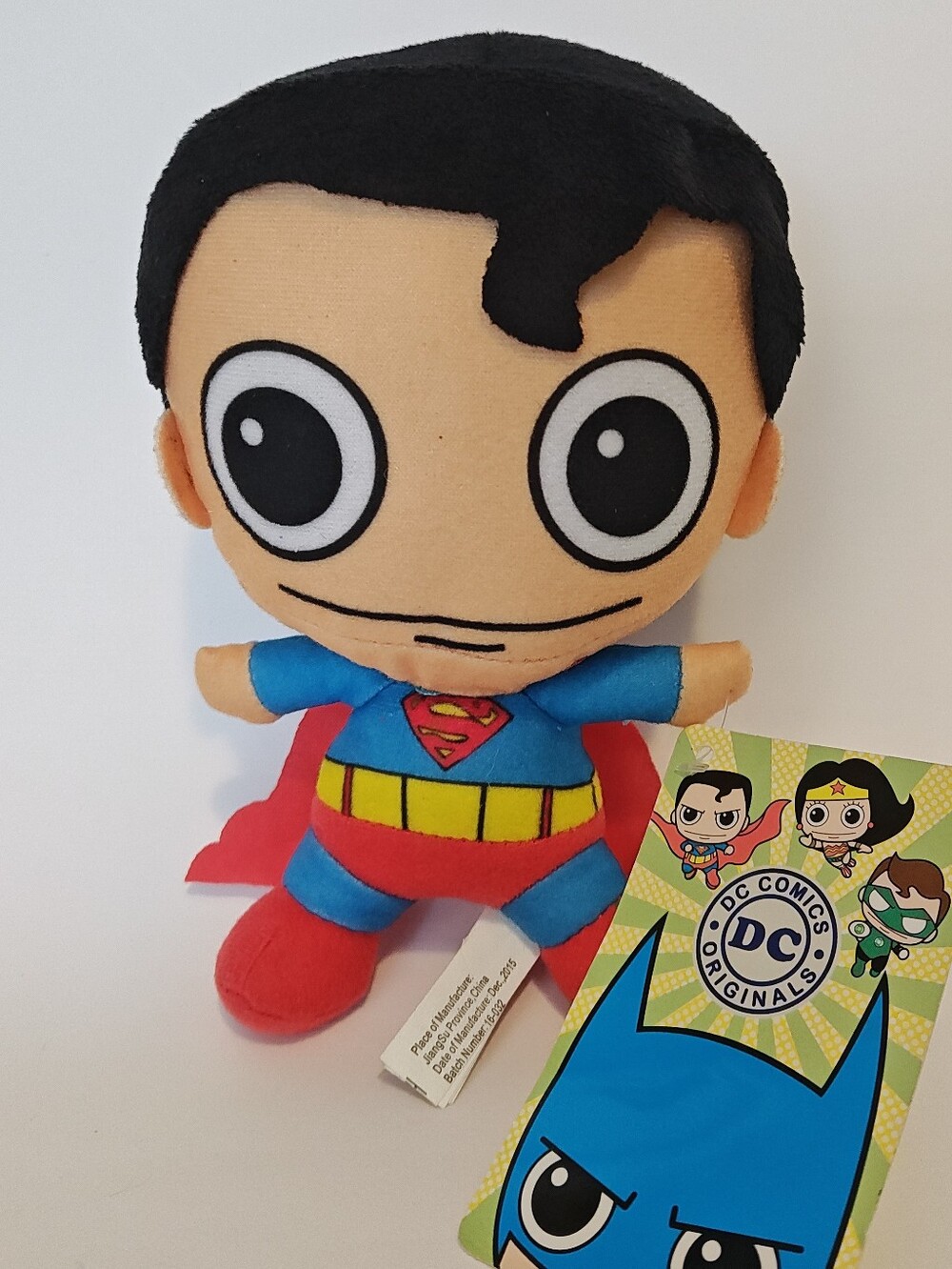 DC Comics Superman Big Head Plush - With Tag